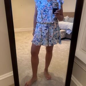 Parker Multicolor floral Abstract Dress
